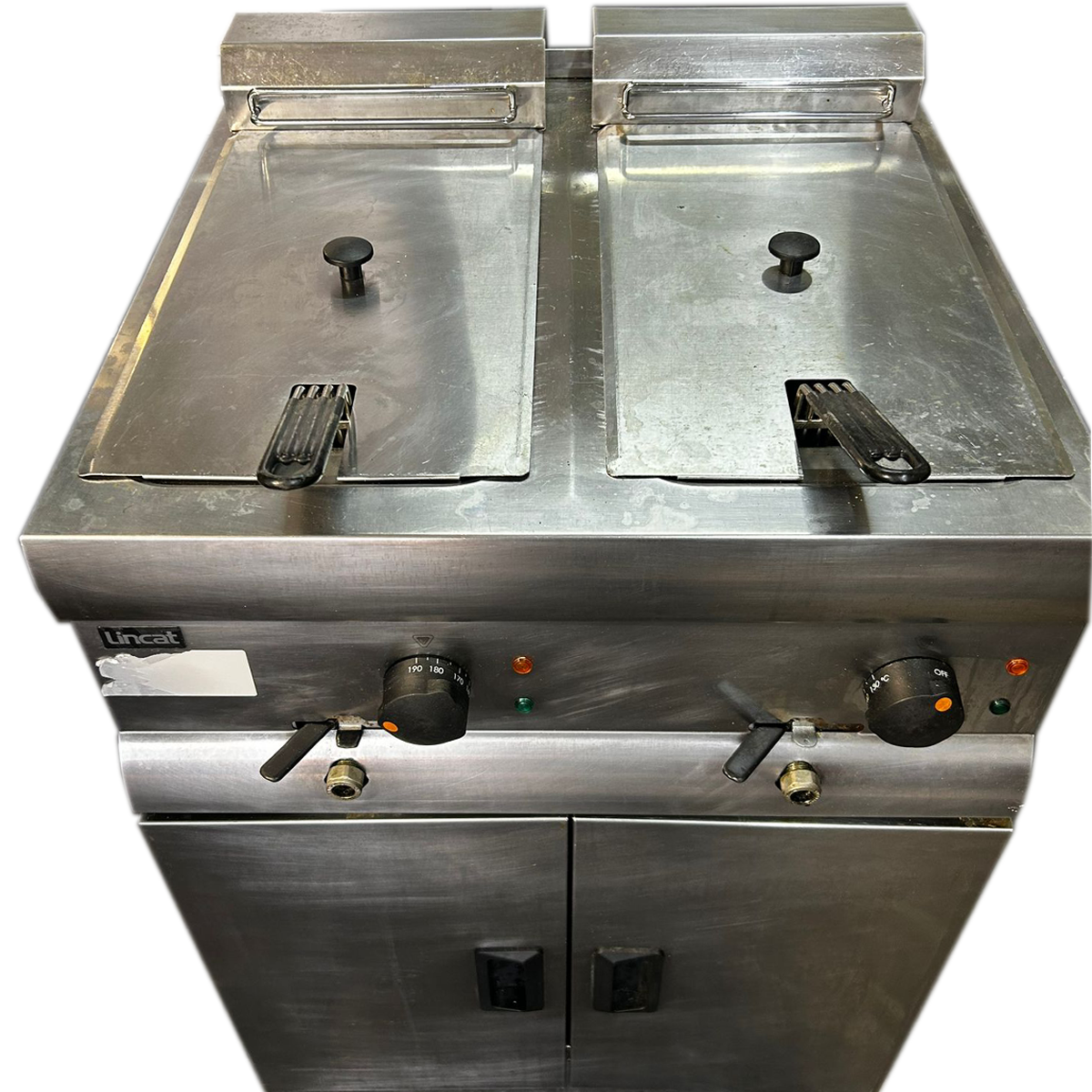 Lincat Twin Tank Twin Basket Free Standing Electric Fryer - Refurbished