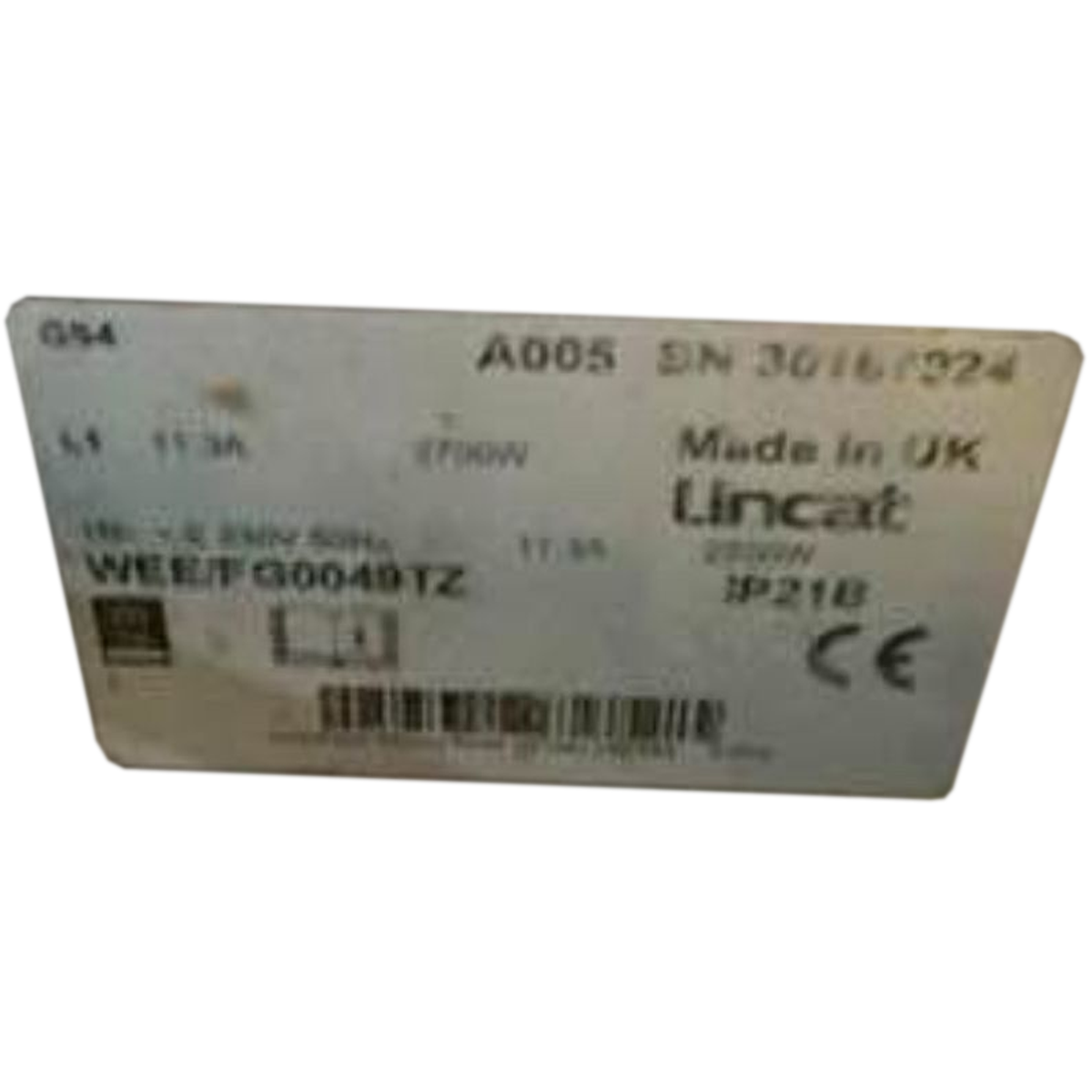 Lincat Silverlink 600 Machined Steel Electric Griddle GS4 - 45x60cm - Refurbished