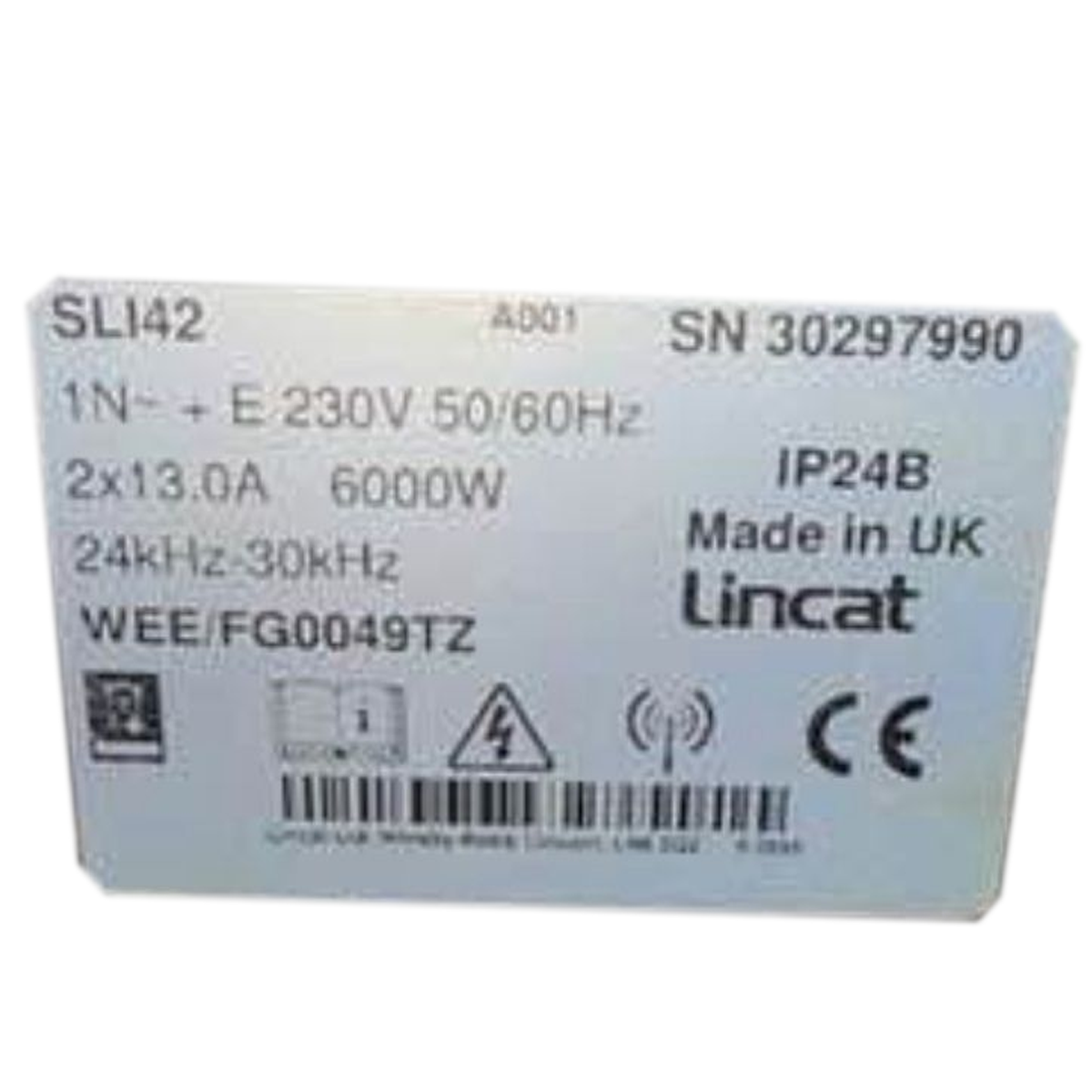 Lincat SLI42 Silverlink 600 Induction Top 4 Zone Electric 3kW - Refurbished