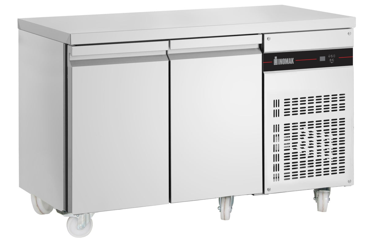 Double Hinged Door Freezer Counter