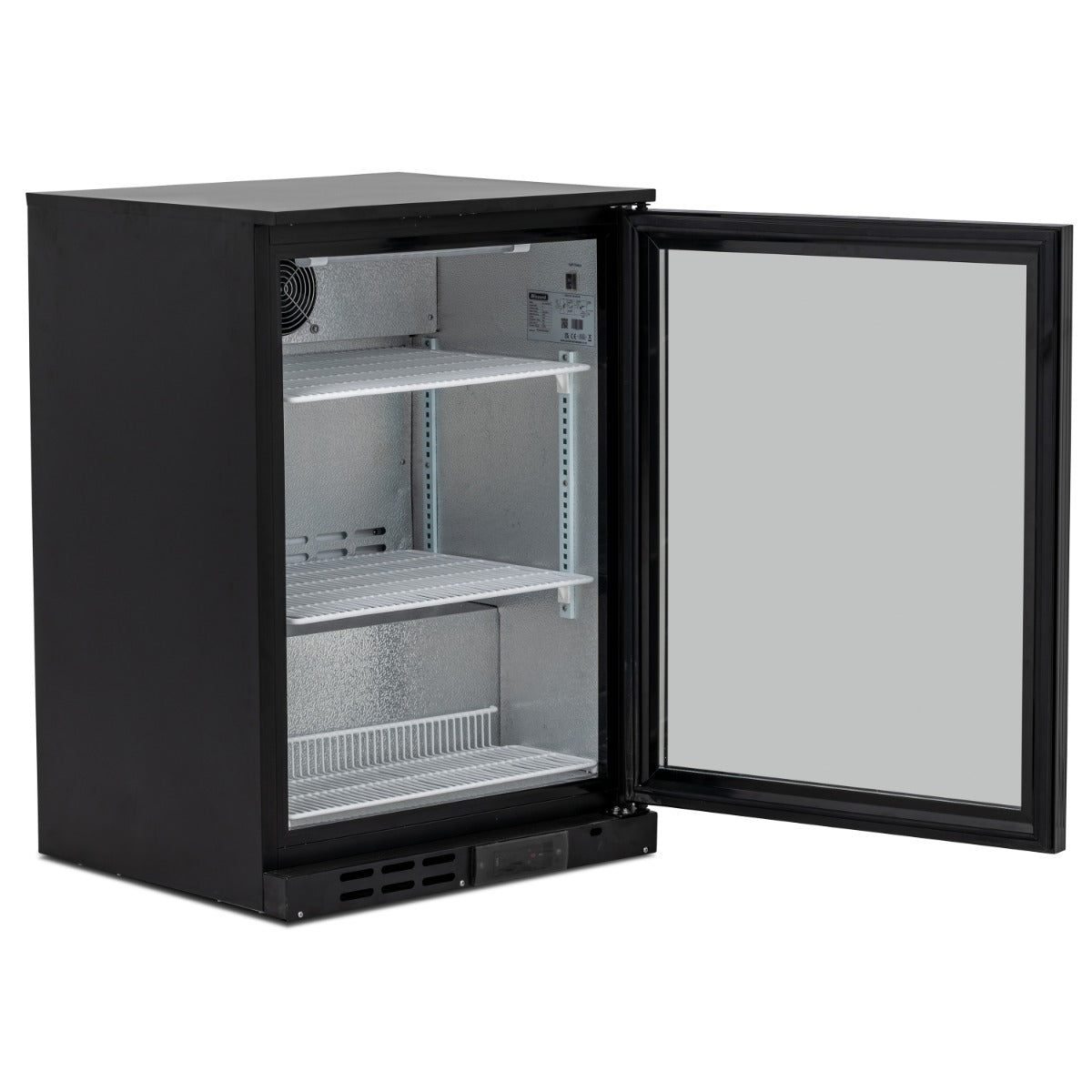 Graded 02045 Low Height Single Hinged Glass Door Bottle Cooler