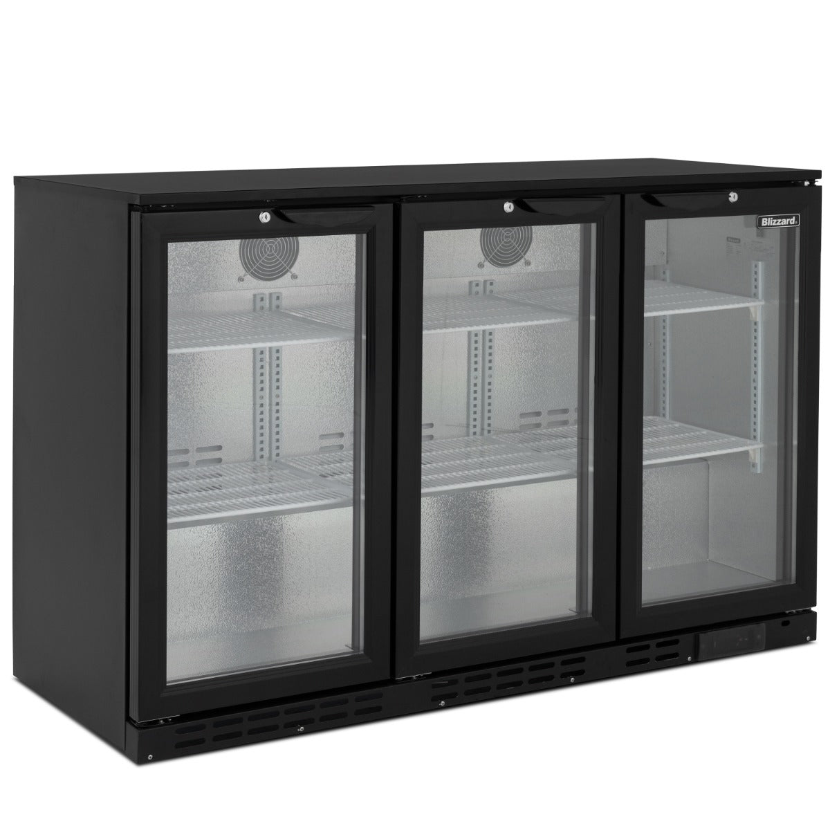 Graded 02153 Low Height Triple Hinged Glass Door Bottle Cooler