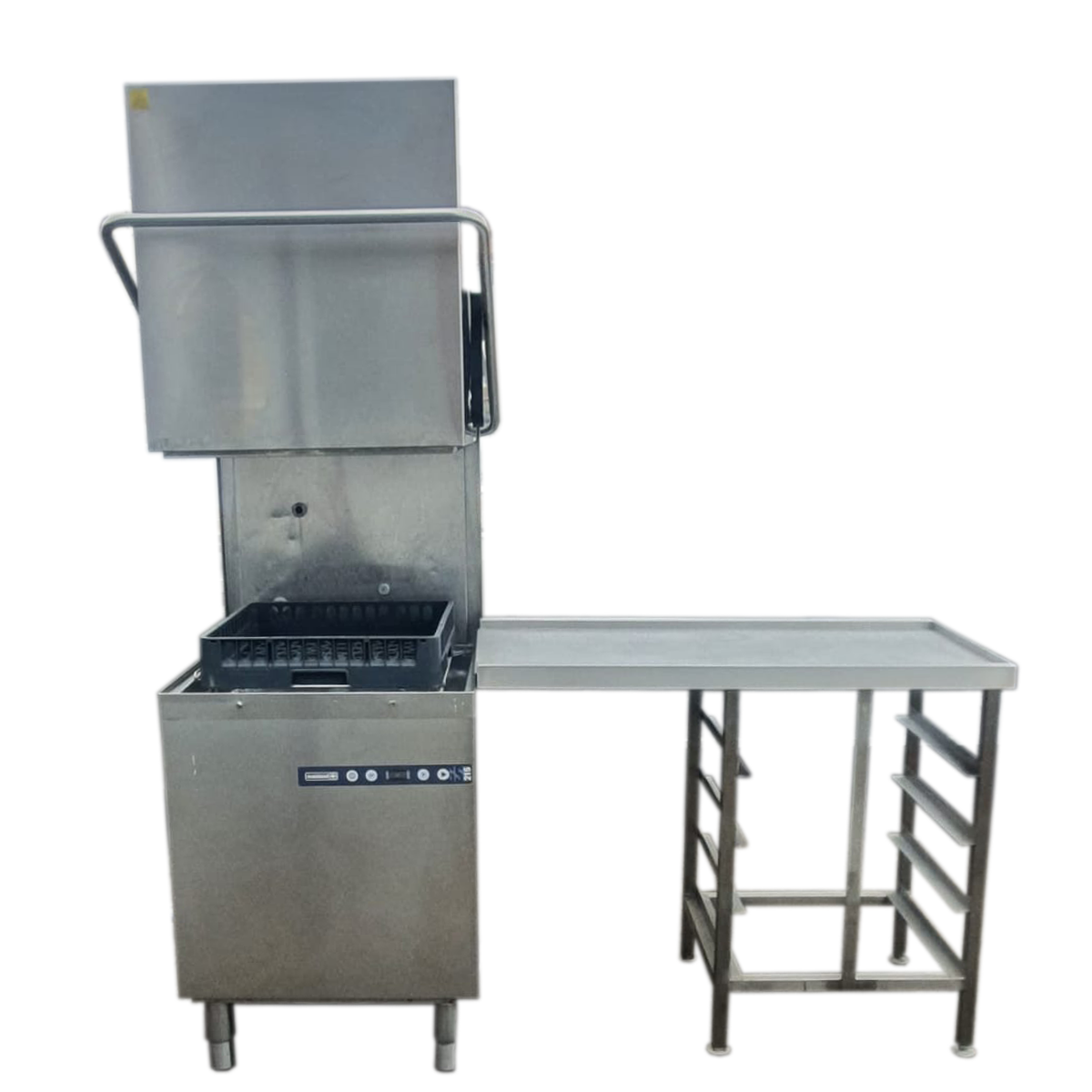 Refurbished Maidaid 215GS Pass-Through Commercial Dishwasher (3-Phase) with table