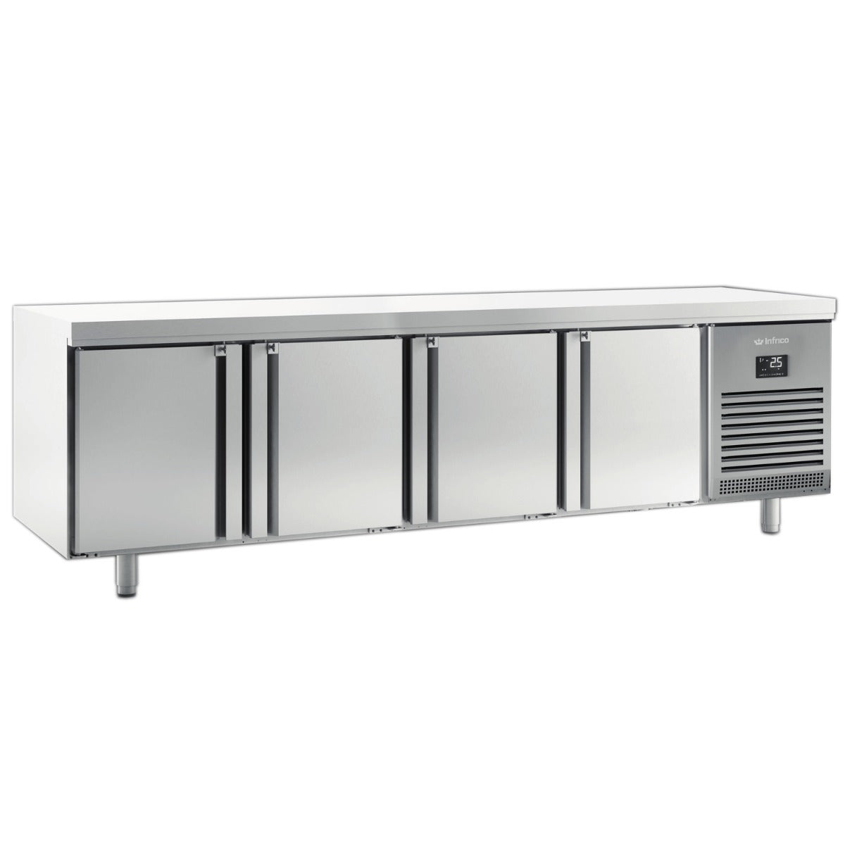Four Hinged Door Refrigerated Counter