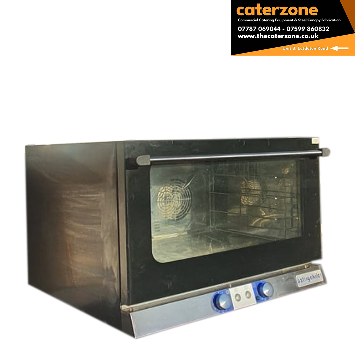 Convection Oven Electric 60x40 4 Trays Bakery Oven 83x81x55cm - Refurbished