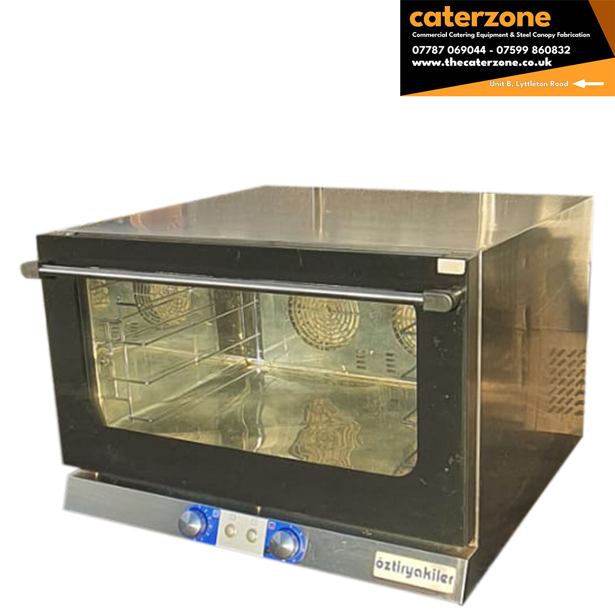 Convection Oven Electric 60x40 4 Trays Bakery Oven 83x81x55cm - Refurbished
