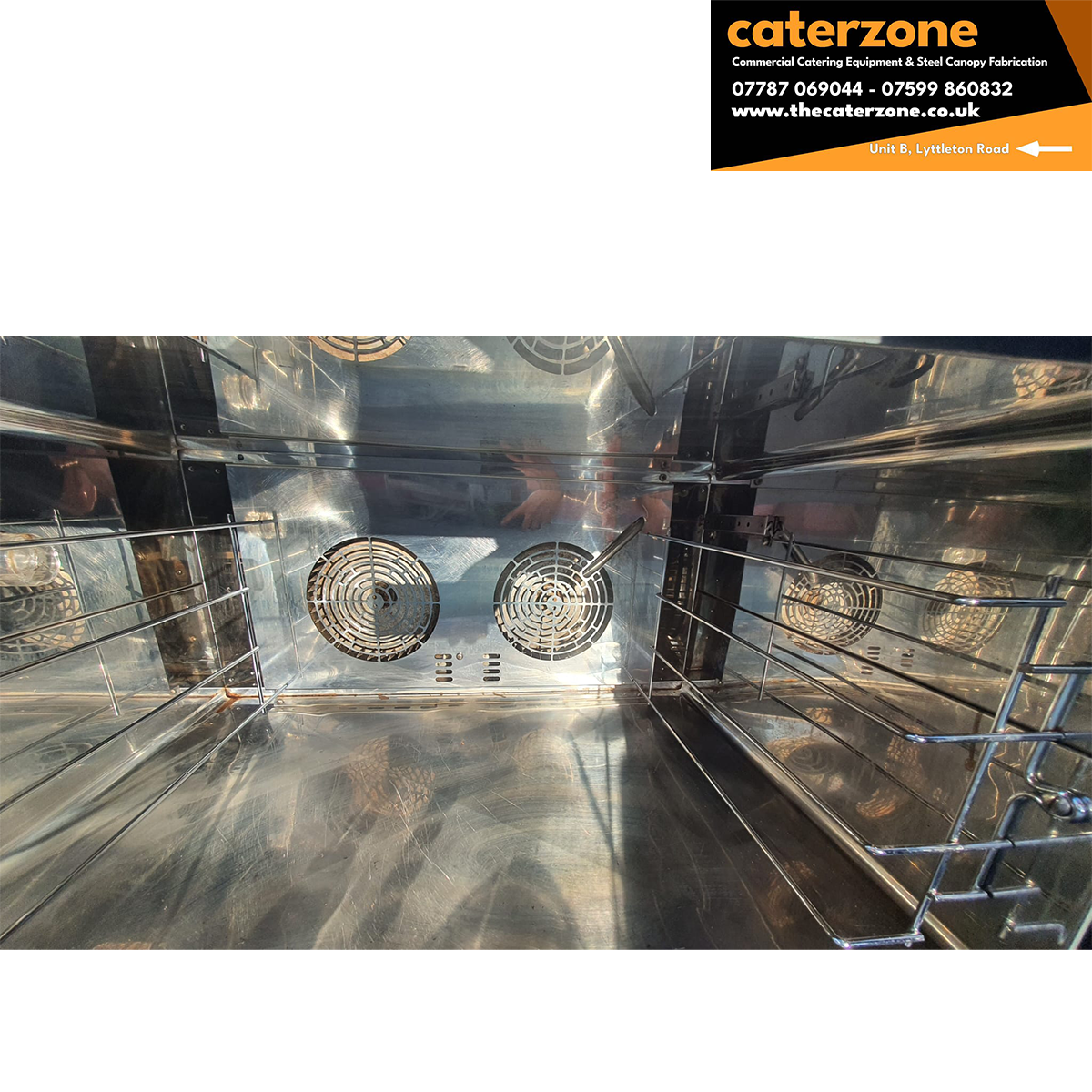 Convection Oven Electric 60x40 4 Trays Bakery Oven 83x81x55cm - Refurbished