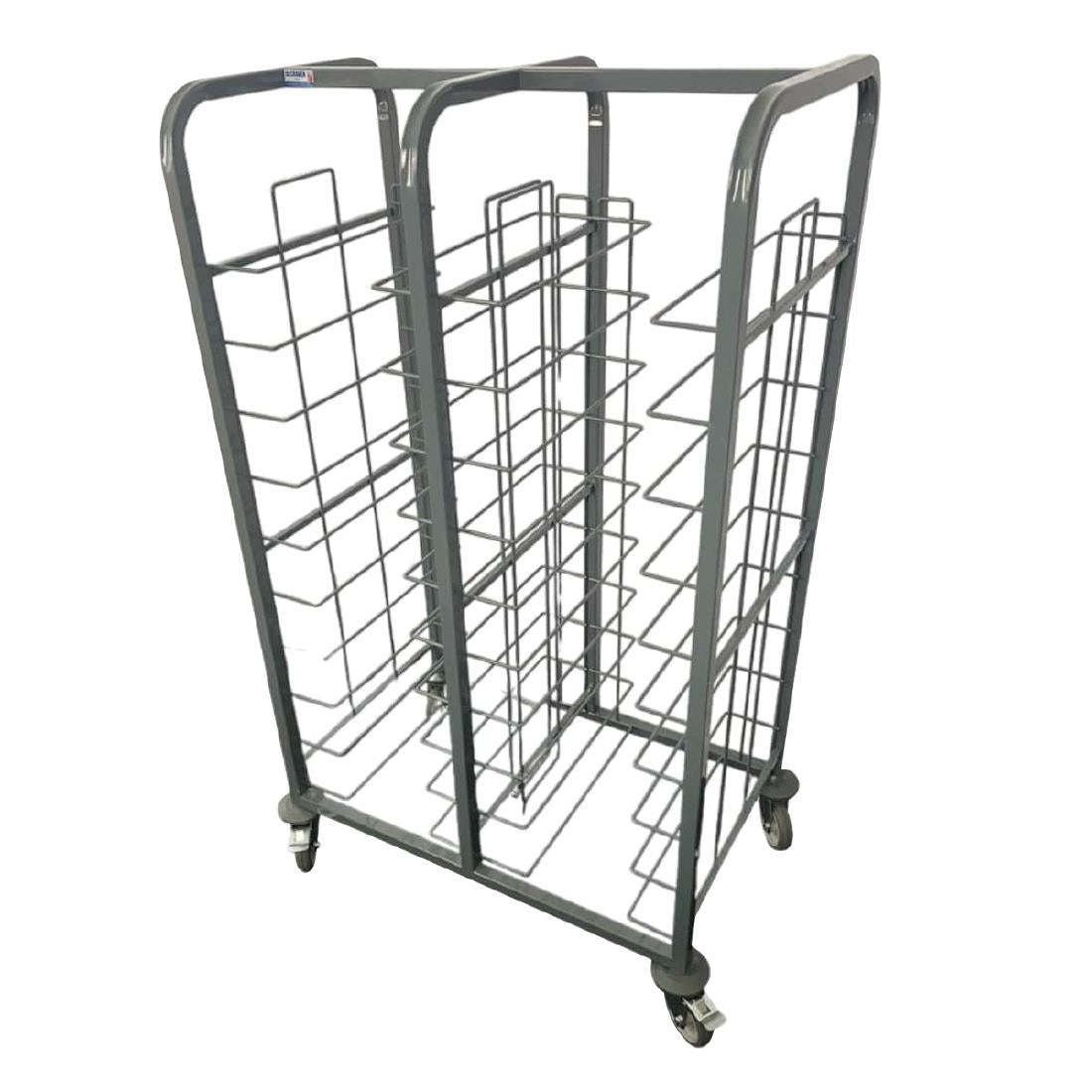 Craven Steel 24-Shelf Tray Clearing Trolley