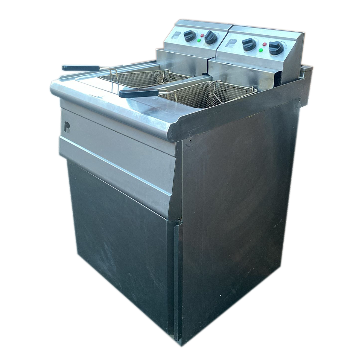 Parry Fryer 2 x 9 Ltr Twin Basket Electric Heavy Duty Commercial Fryer - Refurbished