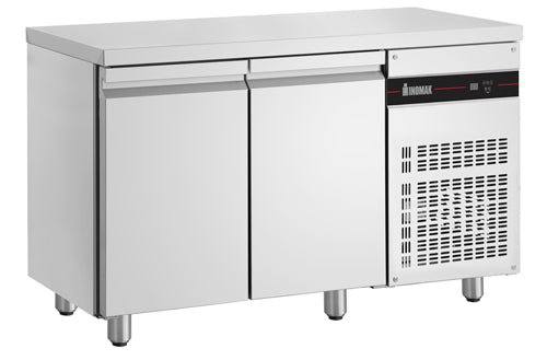 Slimline Double Hinged Door Counter Refrigerator