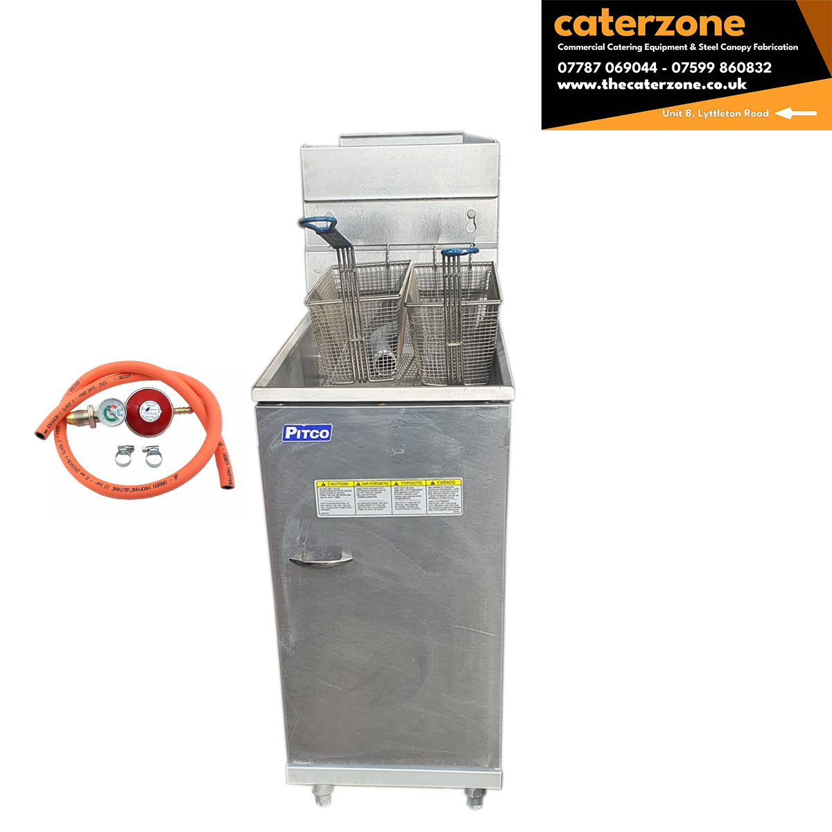 Pitco Single Tank Gas Fryer - Refurbished