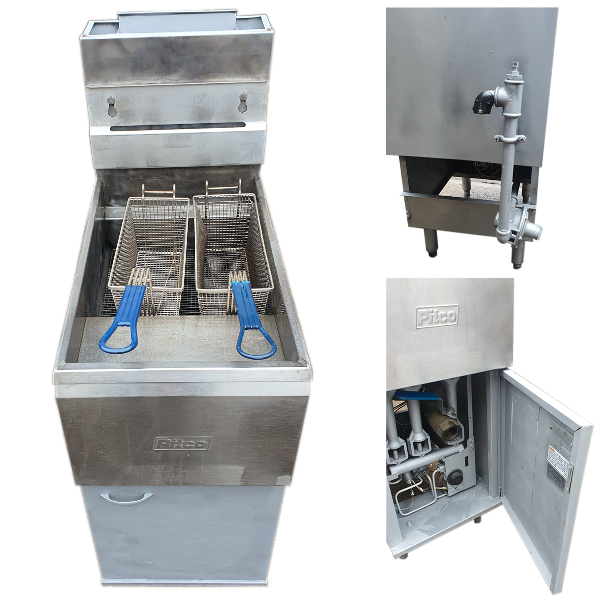 Pitco Single Tank Gas Fryer Natural Gas - Refurbished