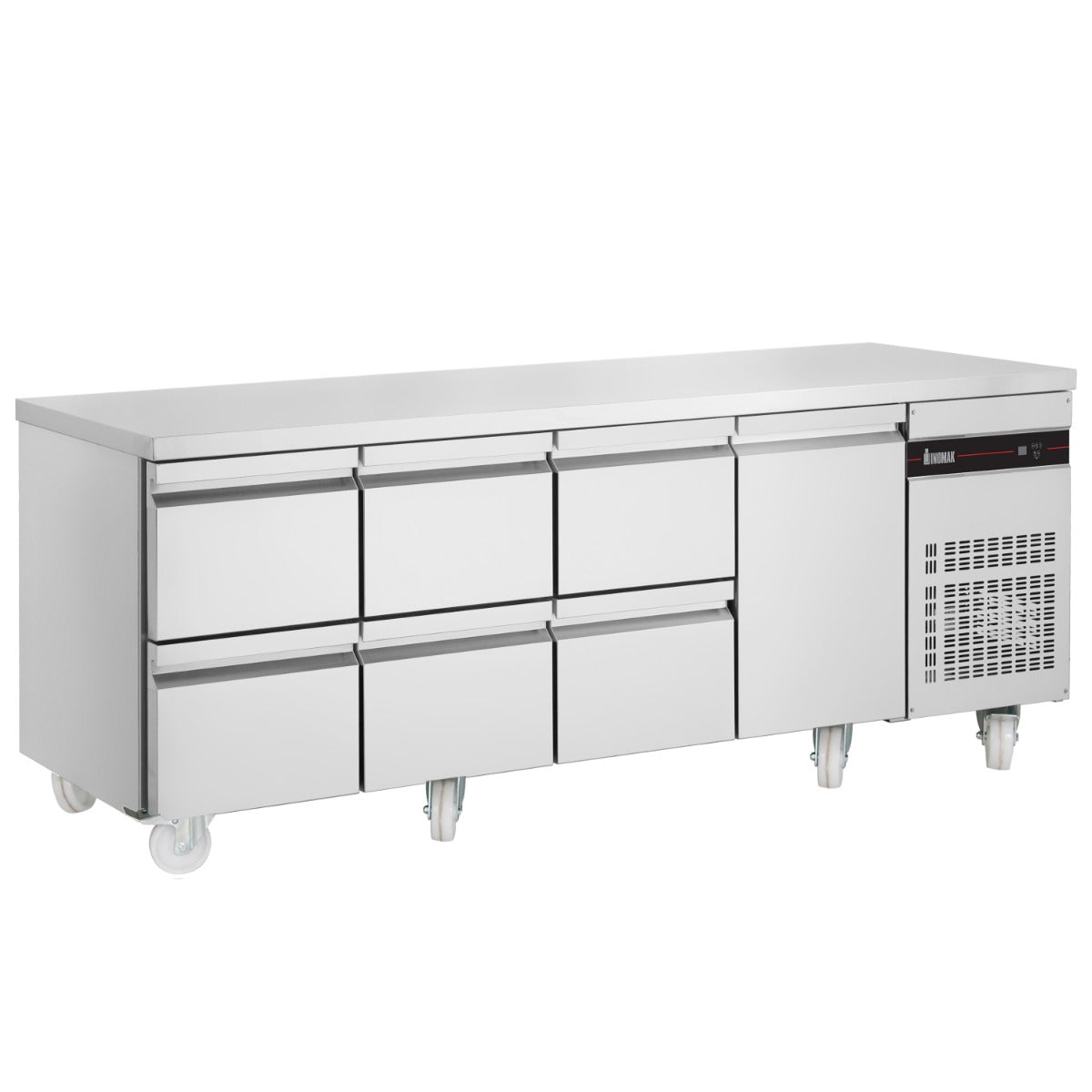 583 L Six Drawer Single Door Gastronorm Counter Refrigerator