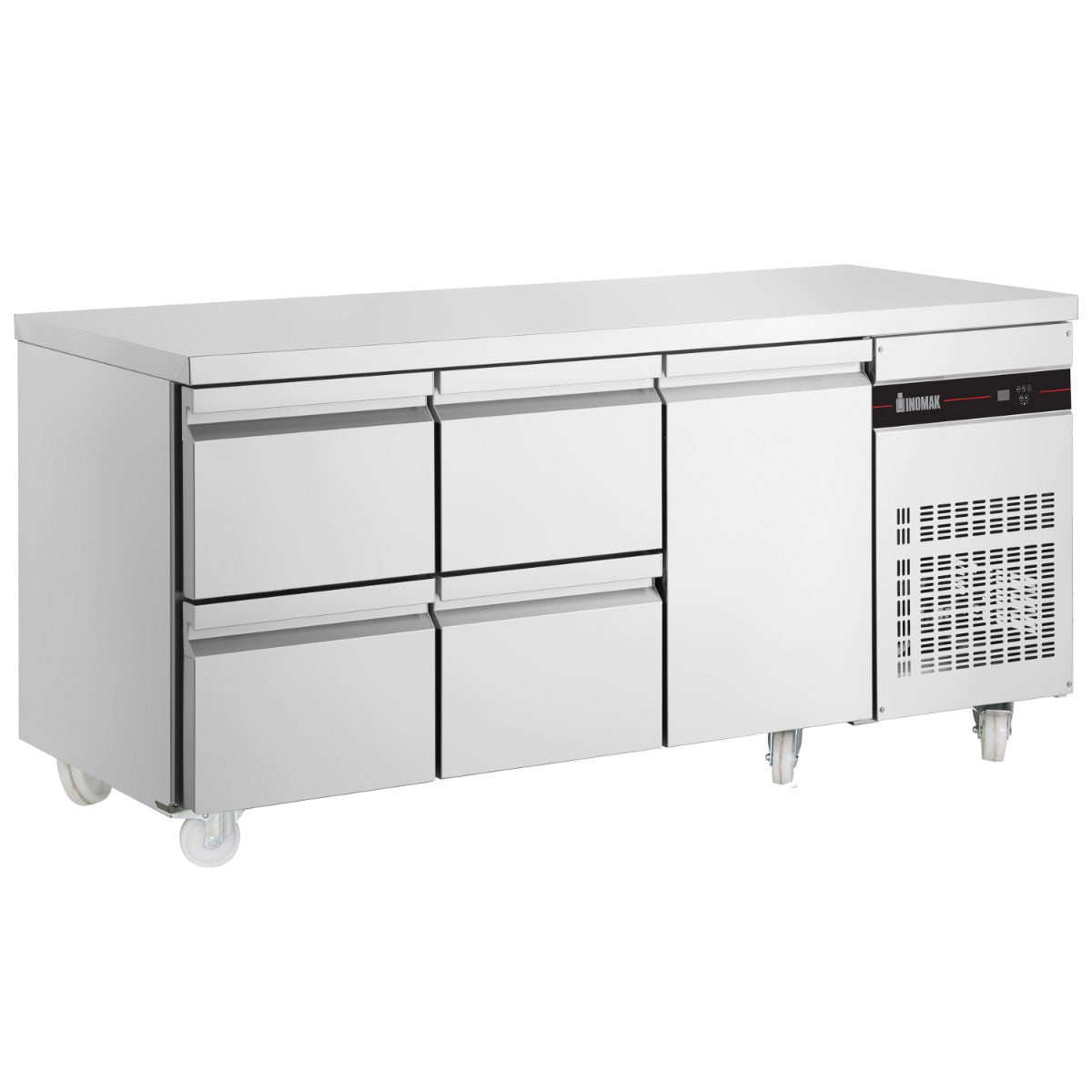 429 L Four Drawers Single Door Gastronorm Counter Refrigerator