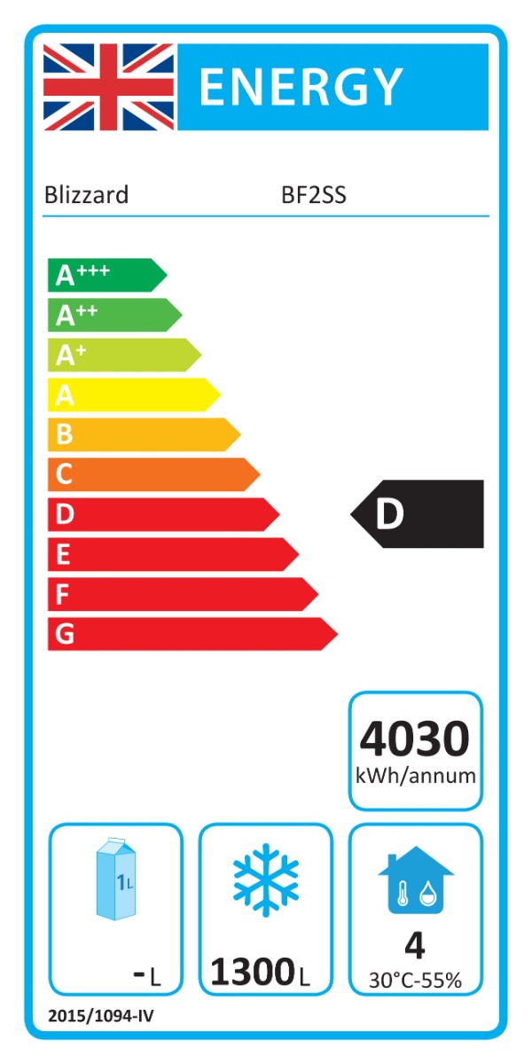 Upright Double Hinged Door Gastronorm Freezer