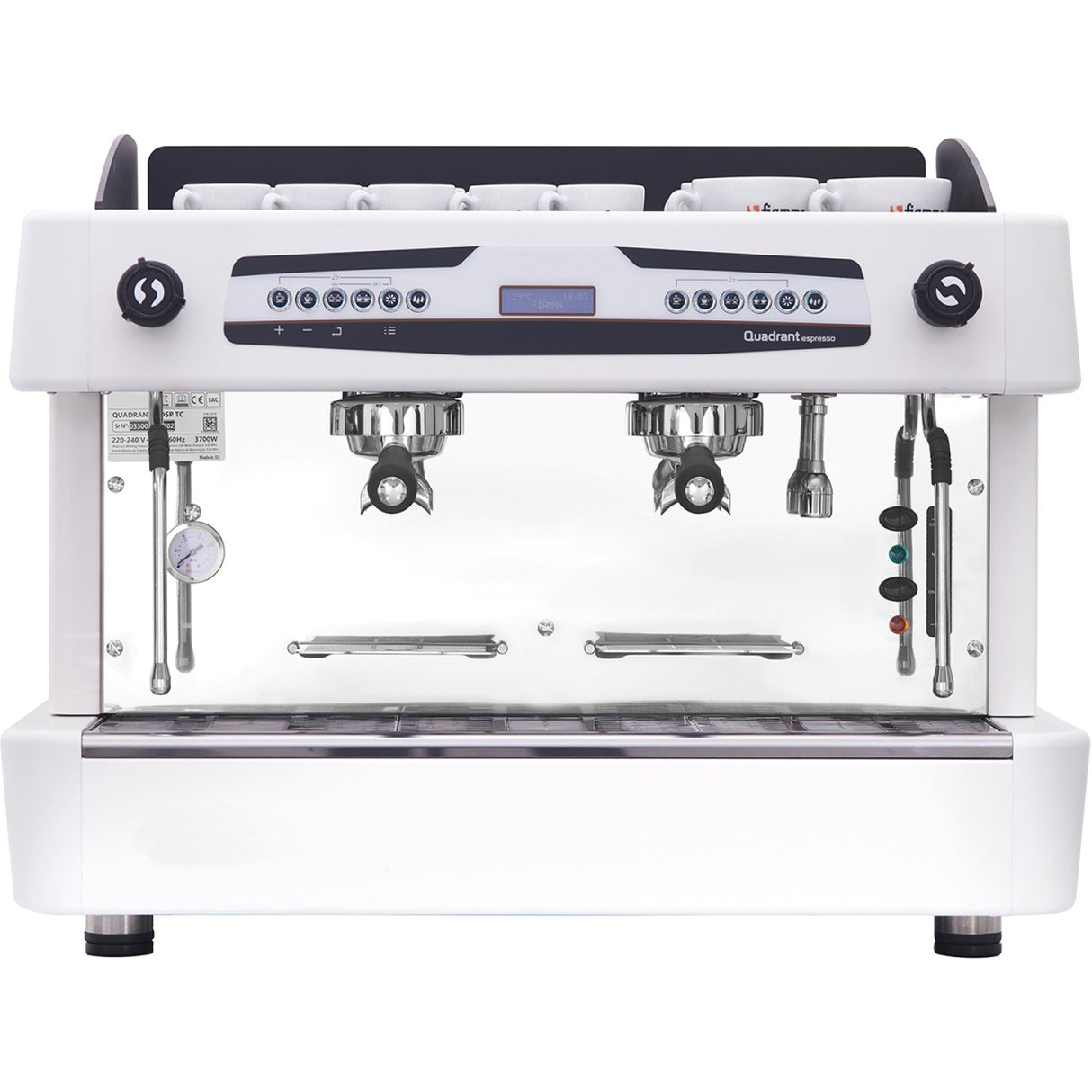 Commercial Espresso Coffee Machine Automatic Tall Cups 2 Groups 11 Litres | Giuliette2