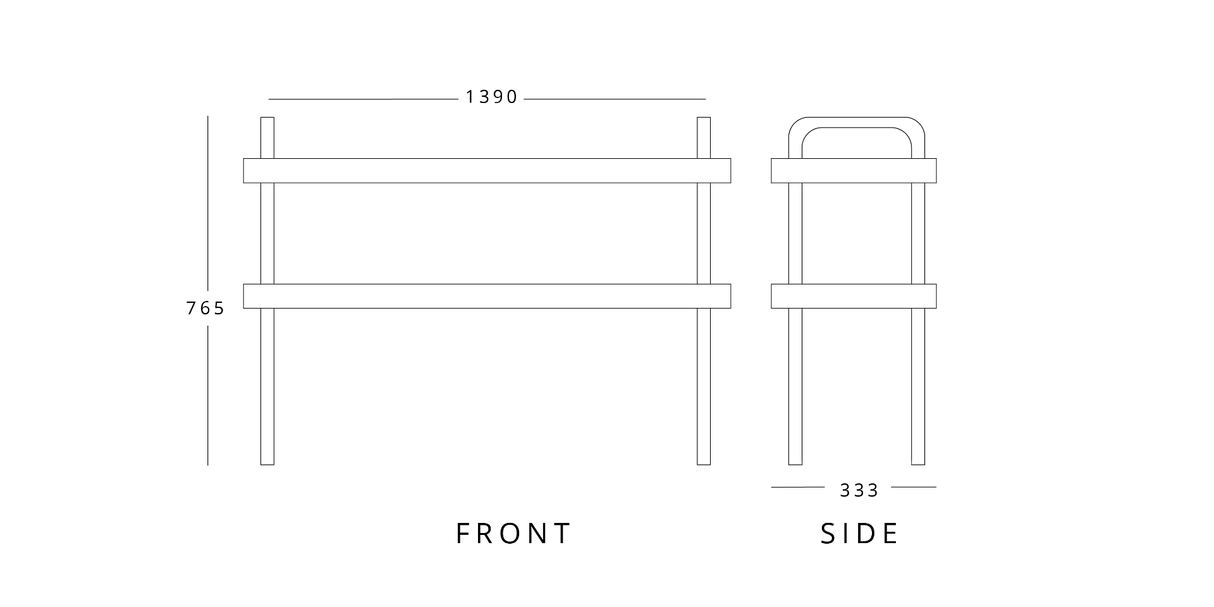 1390mm Wide Double Gantries