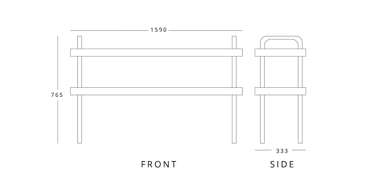1590mm Wide Double Gantries