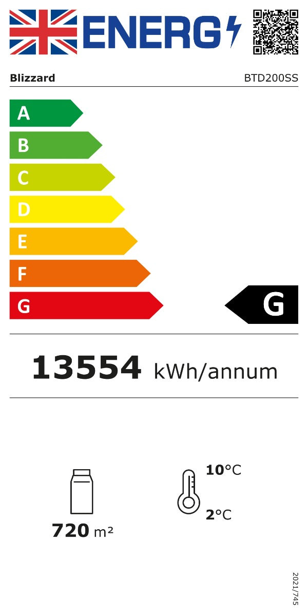 2m Open Front Multideck Display