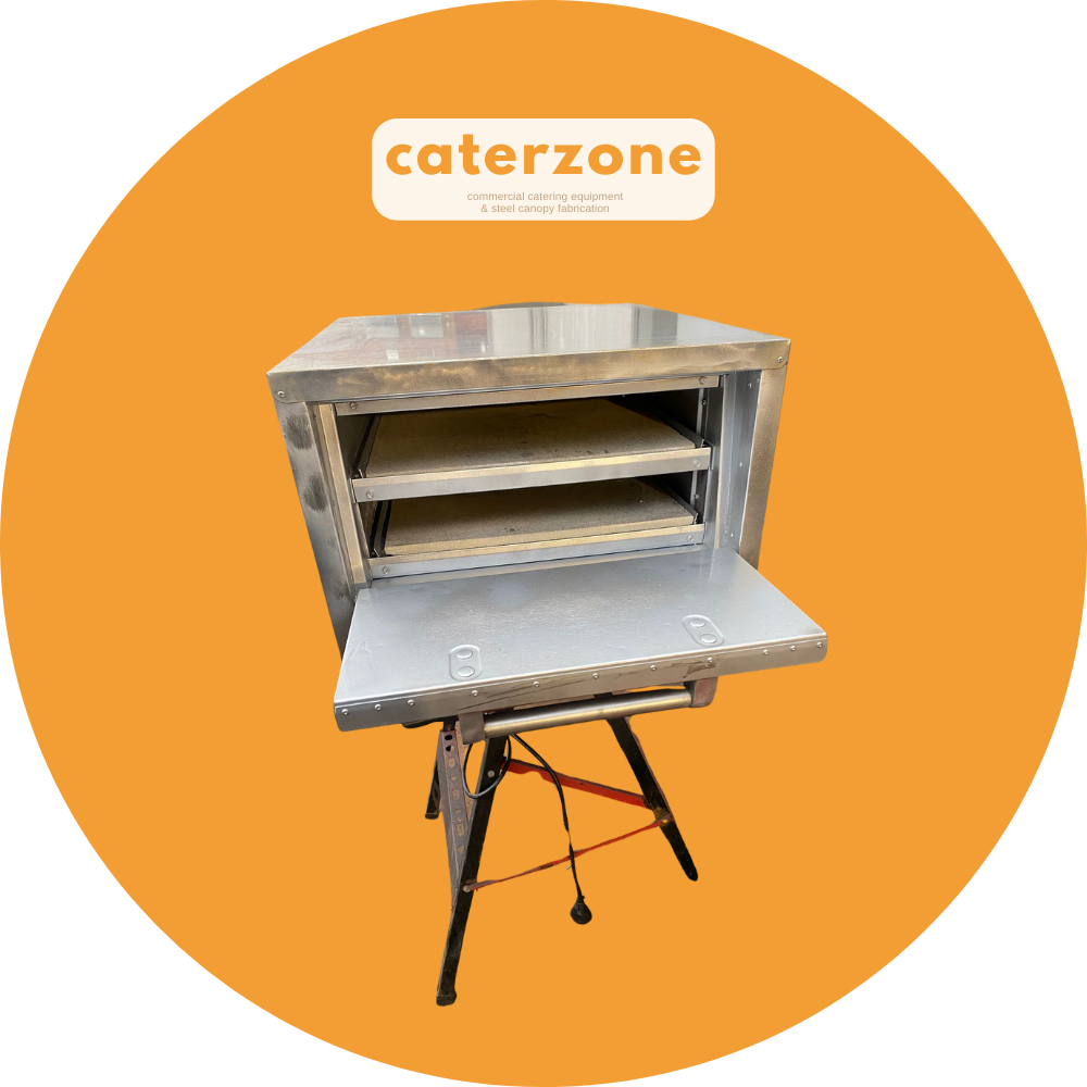 Baker's Pride Countertop Electric Double Deck Pizza Oven - Refurbished