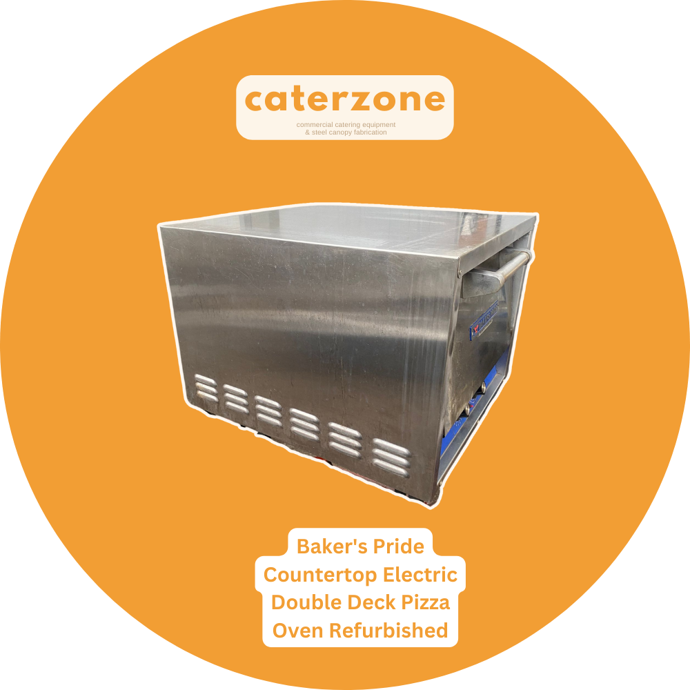 Baker's Pride Countertop Electric Double Deck Pizza Oven - Refurbished