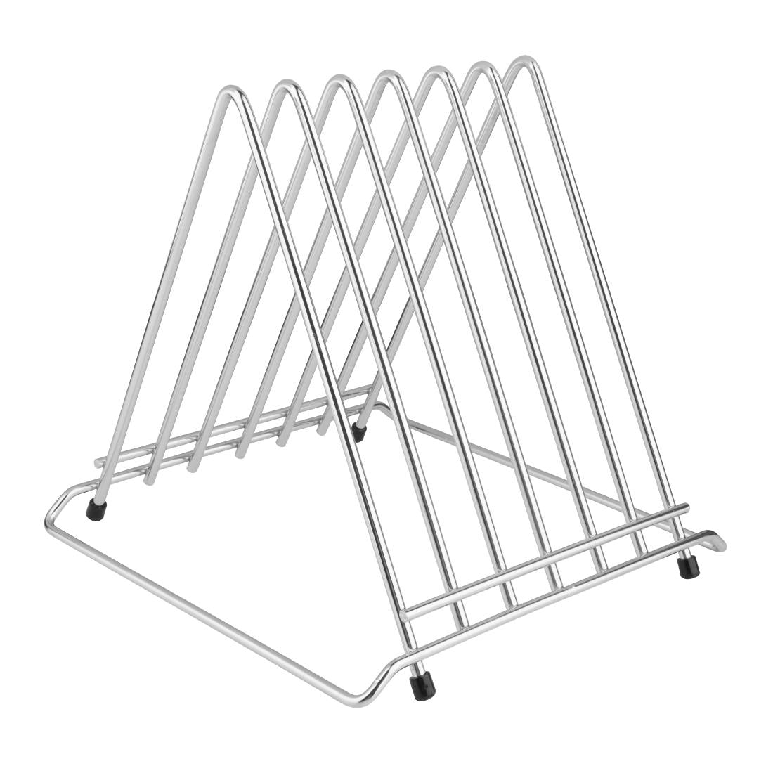 Hygiplas High Density 6-Piece Chopping Board with Rack 600x450x24mm
