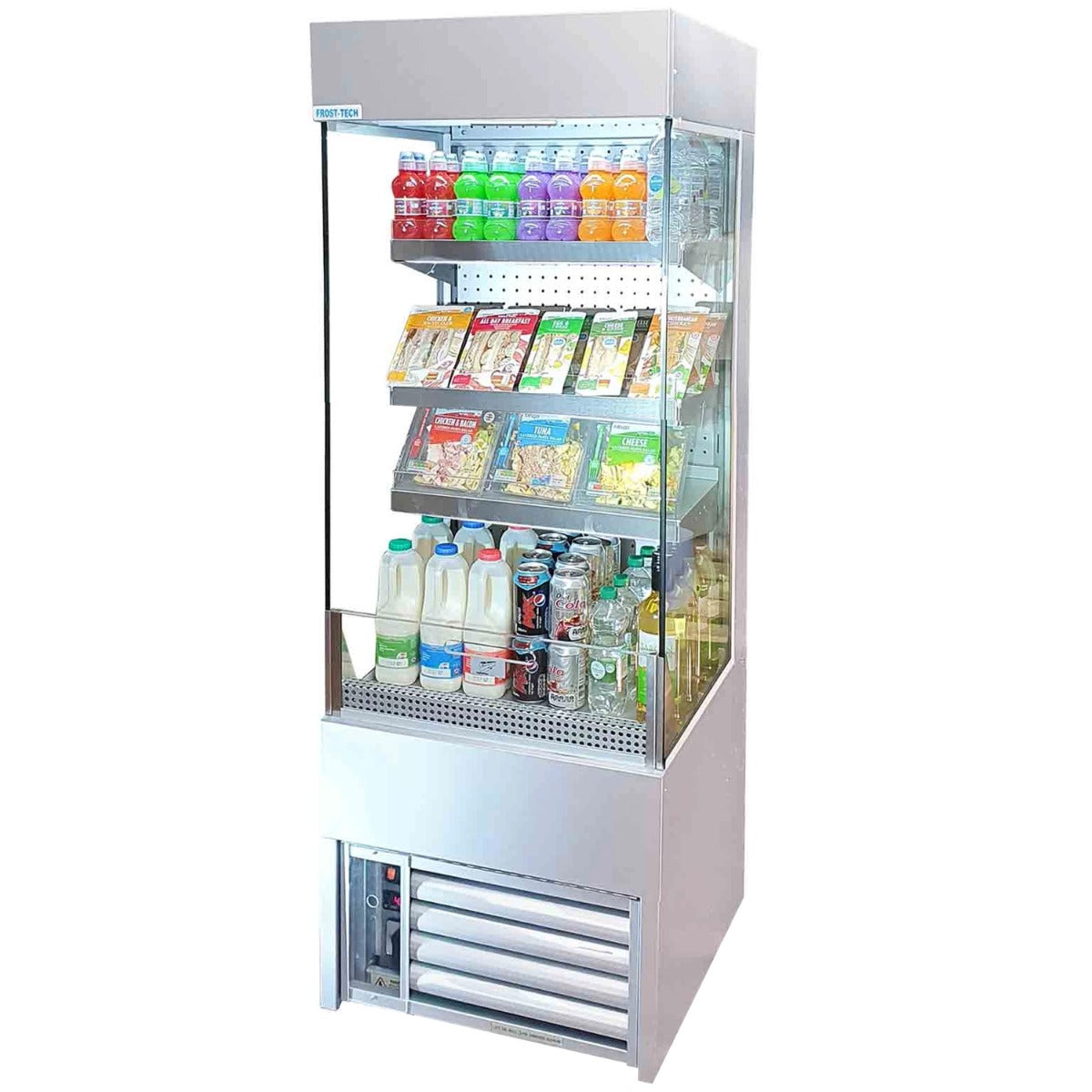 60cm Low Height Slim Tiered Display