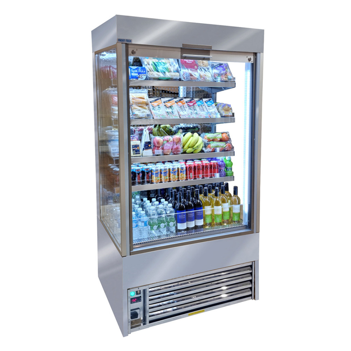 1m Shuttered Tiered Display