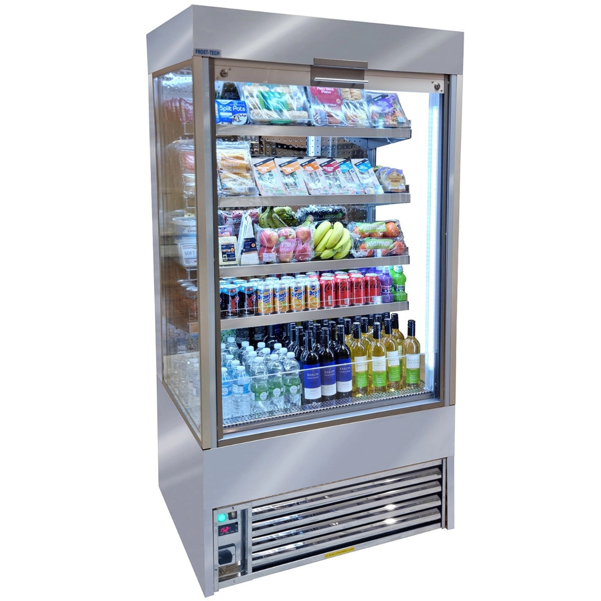 1m Shuttered Tiered Display