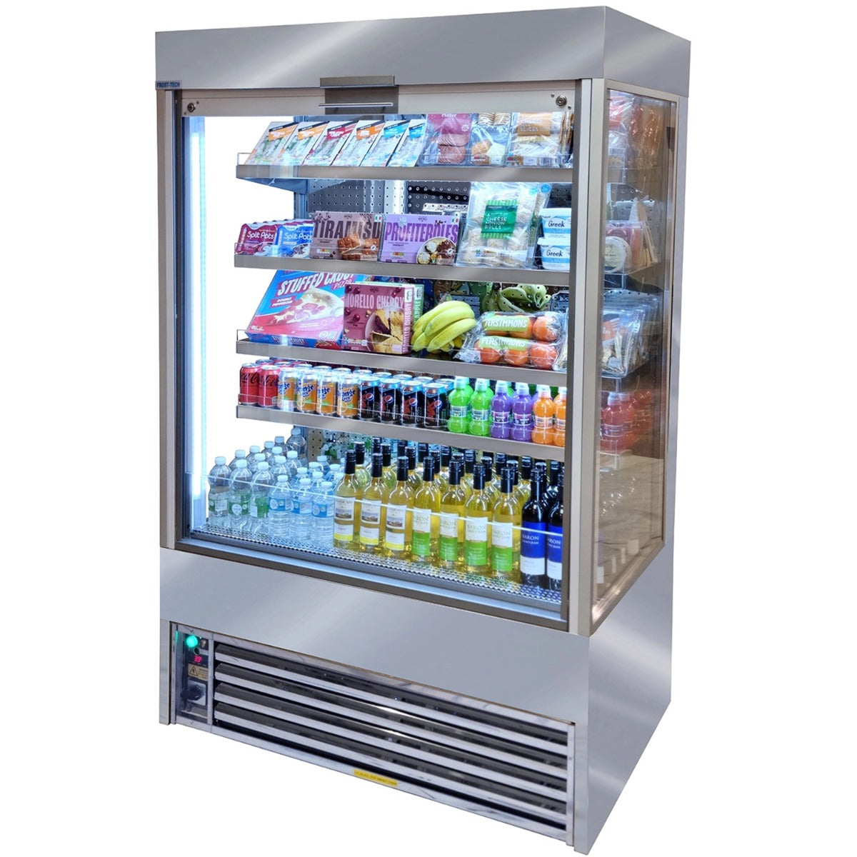 1.2m Shuttered Tiered Display