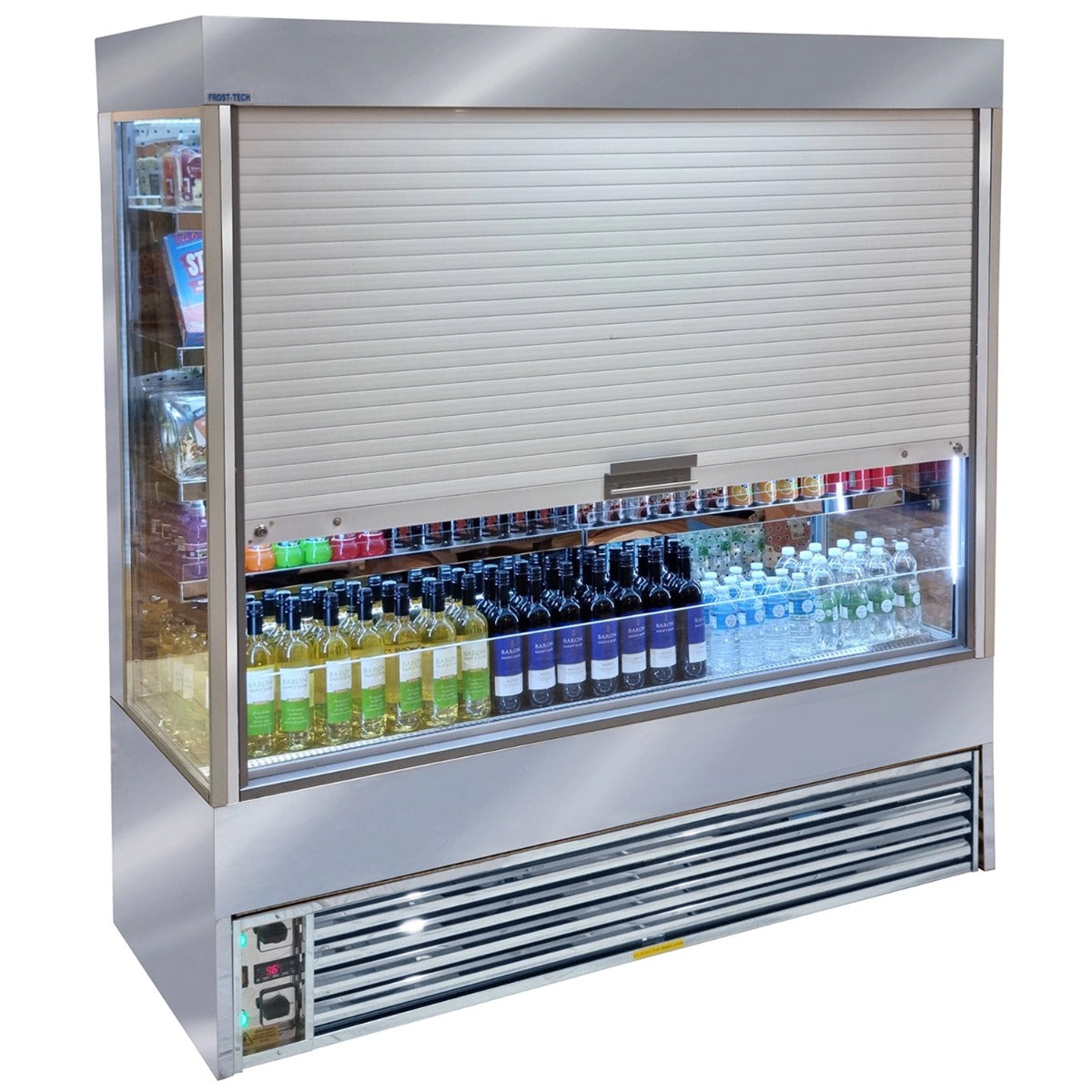 1.8m Shuttered Tiered Display