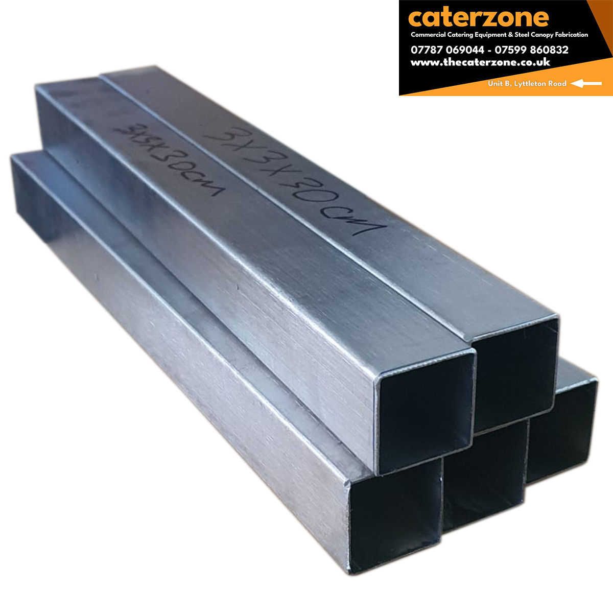 Stainless Steel Kebab Skewer Shish Separator - 300mm Length, 30mm Thickness