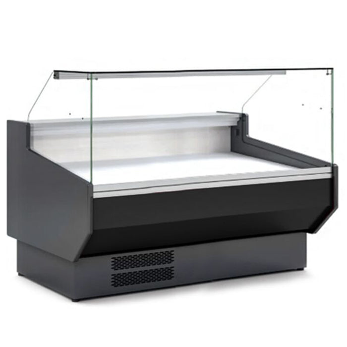 1.3m Flat Glass Serve Over Counter