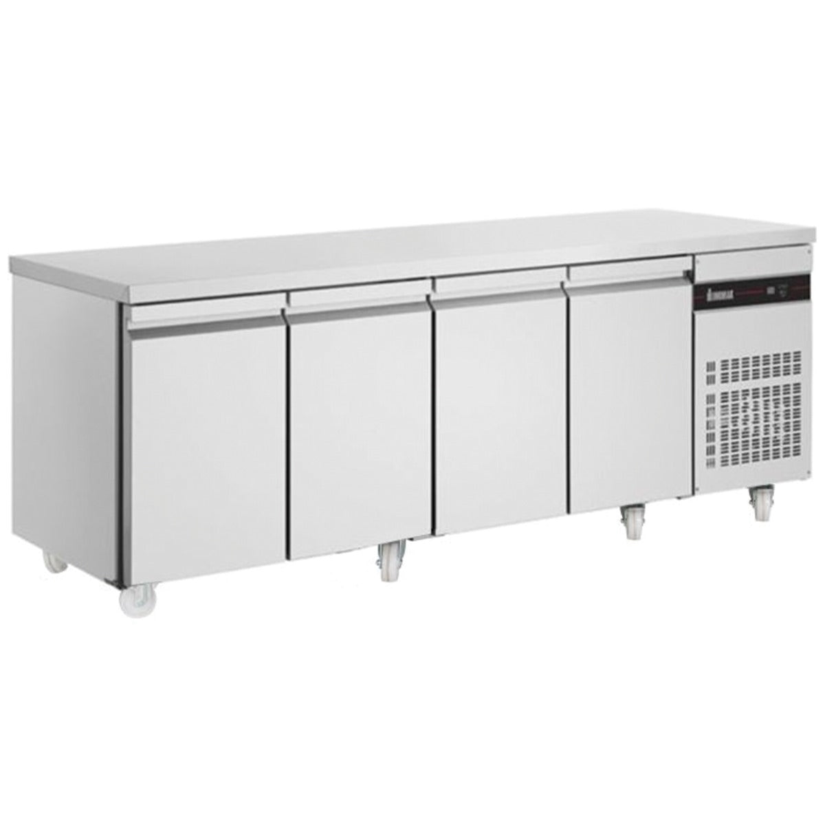Graded 02263 Slimline Four Hinged Door Counter Refrigerator