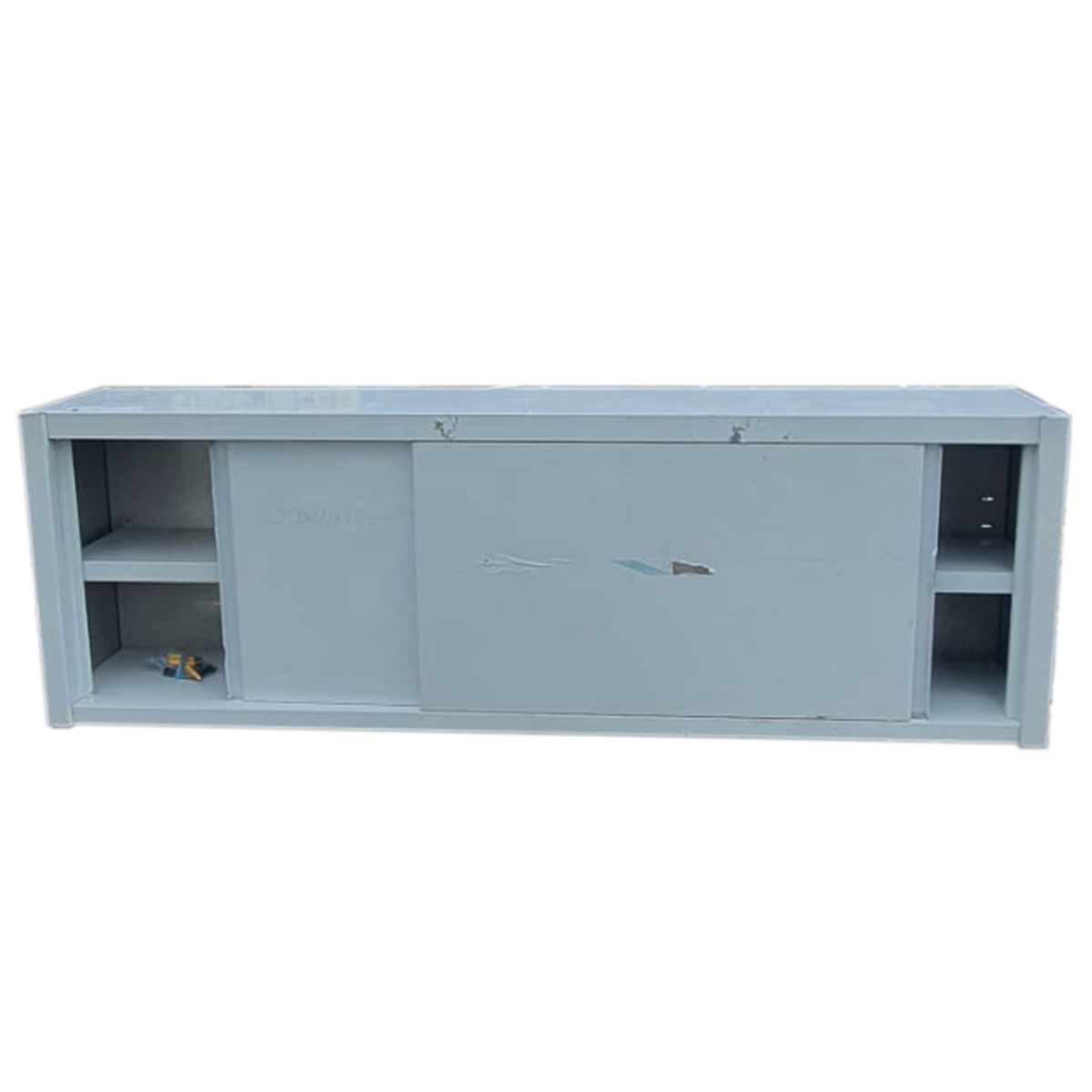 B Grade Wall cabinet Sliding doors Stainless steel Width 2000mm Depth 400mm