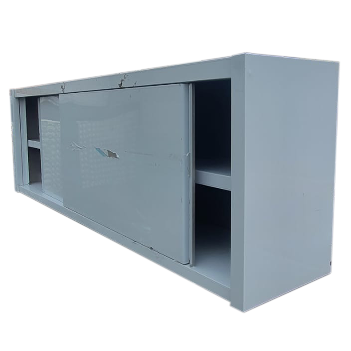 B Grade Wall cabinet Sliding doors Stainless steel Width 2000mm Depth 400mm