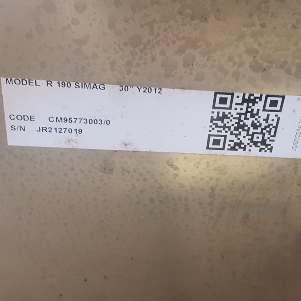 Refurbished Simag SPN 255 with R190 Ice Storage Bin - 243kg Storage Capacity