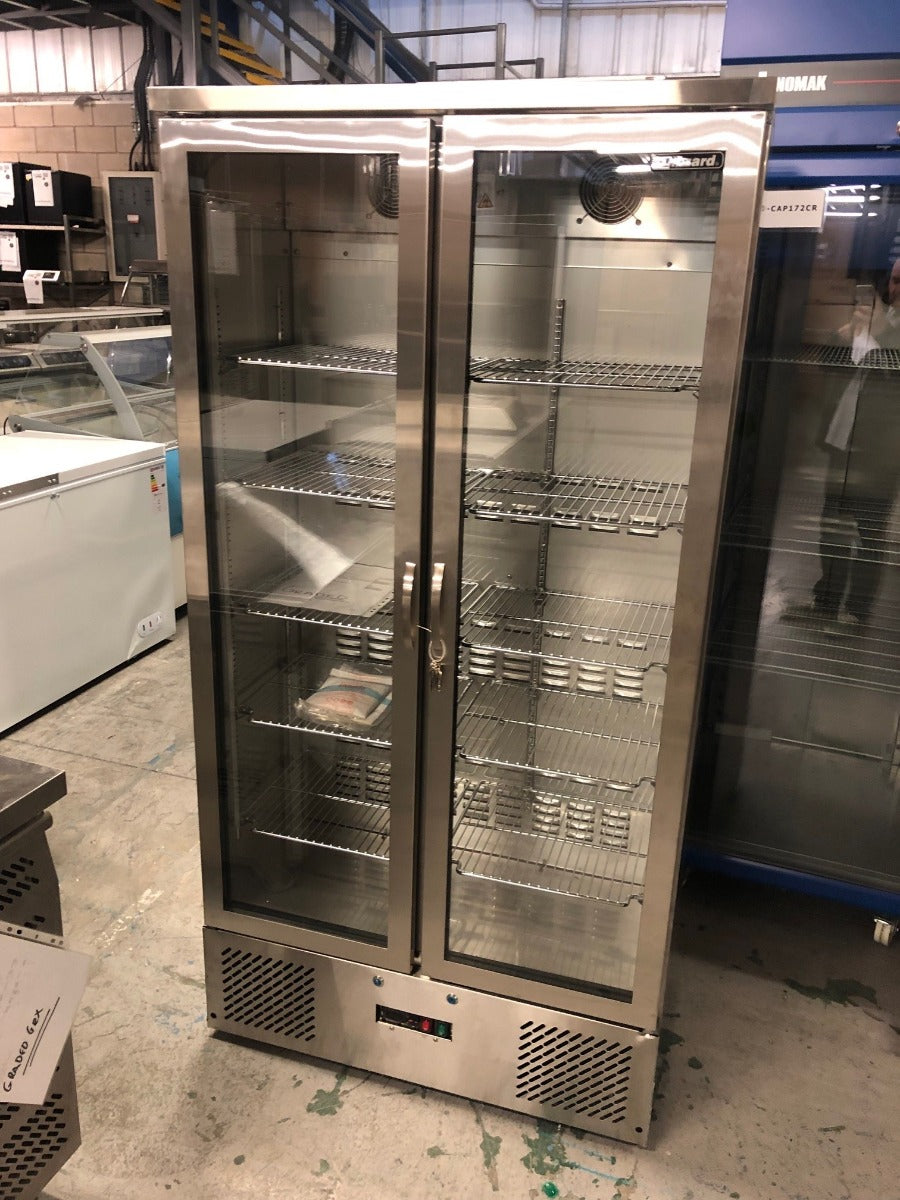 Graded 01101 Upright Double Hinged Glass Door Bottle Cooler