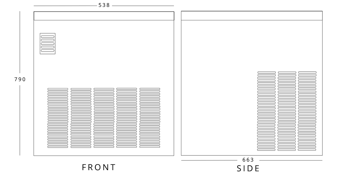 600kg Modular Ice Flaker