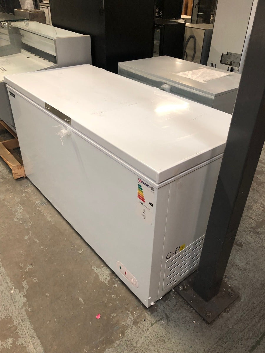 550 L Stainless Steel Lid Chest Freezer