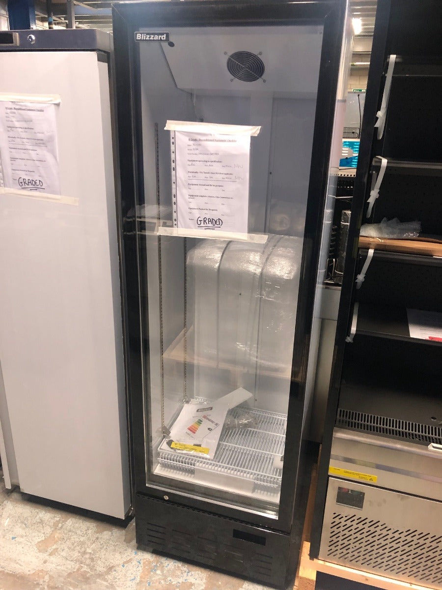 Graded 02086 Single Hinged Glass Door Merchandiser