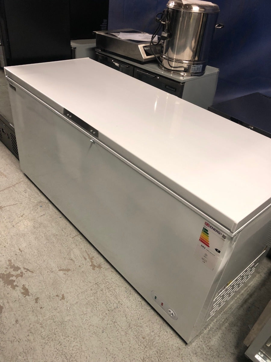 Graded 02119 650 L Stainless Steel Lid Chest Freezer