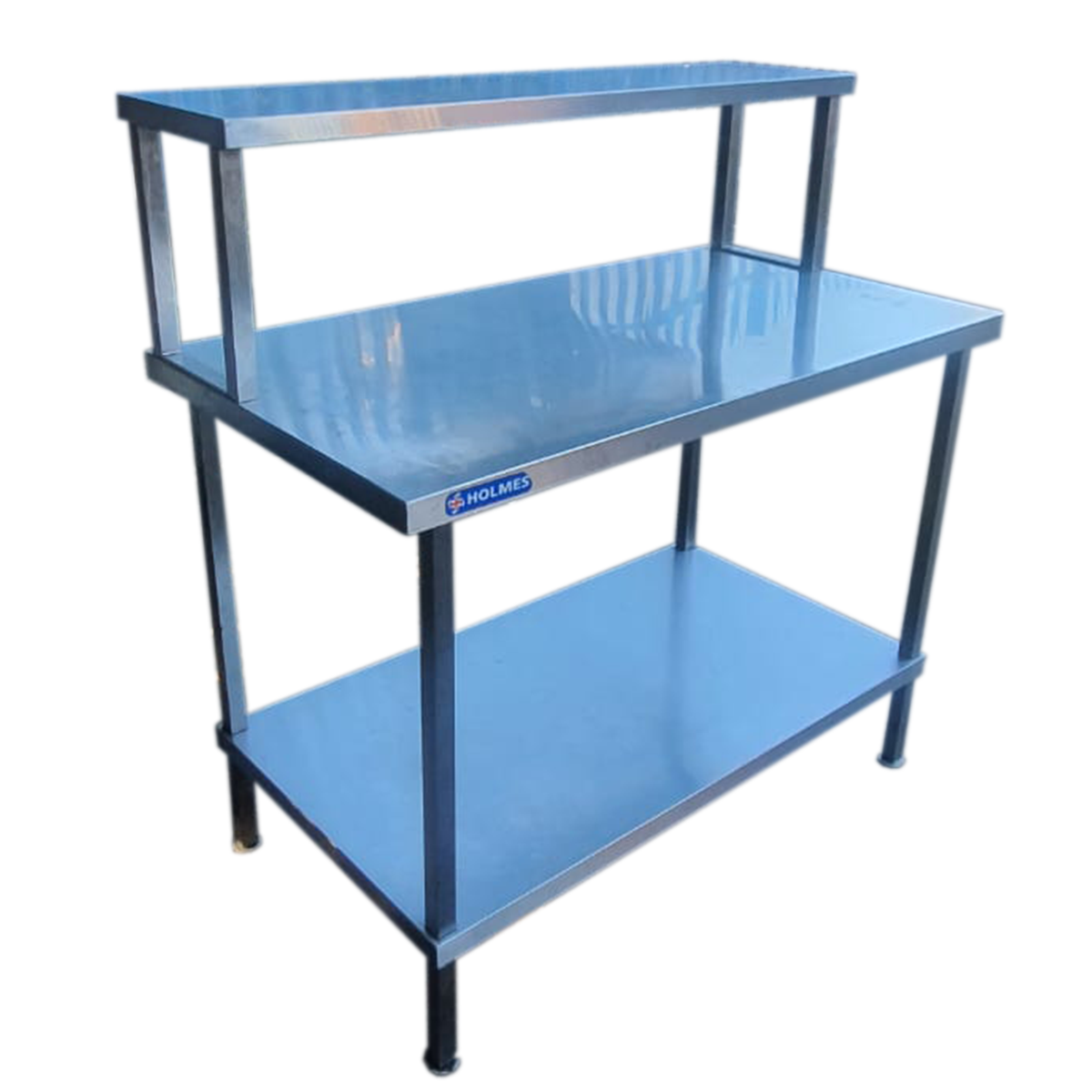 Stainless Steel Table with Gantry Shelf - Used