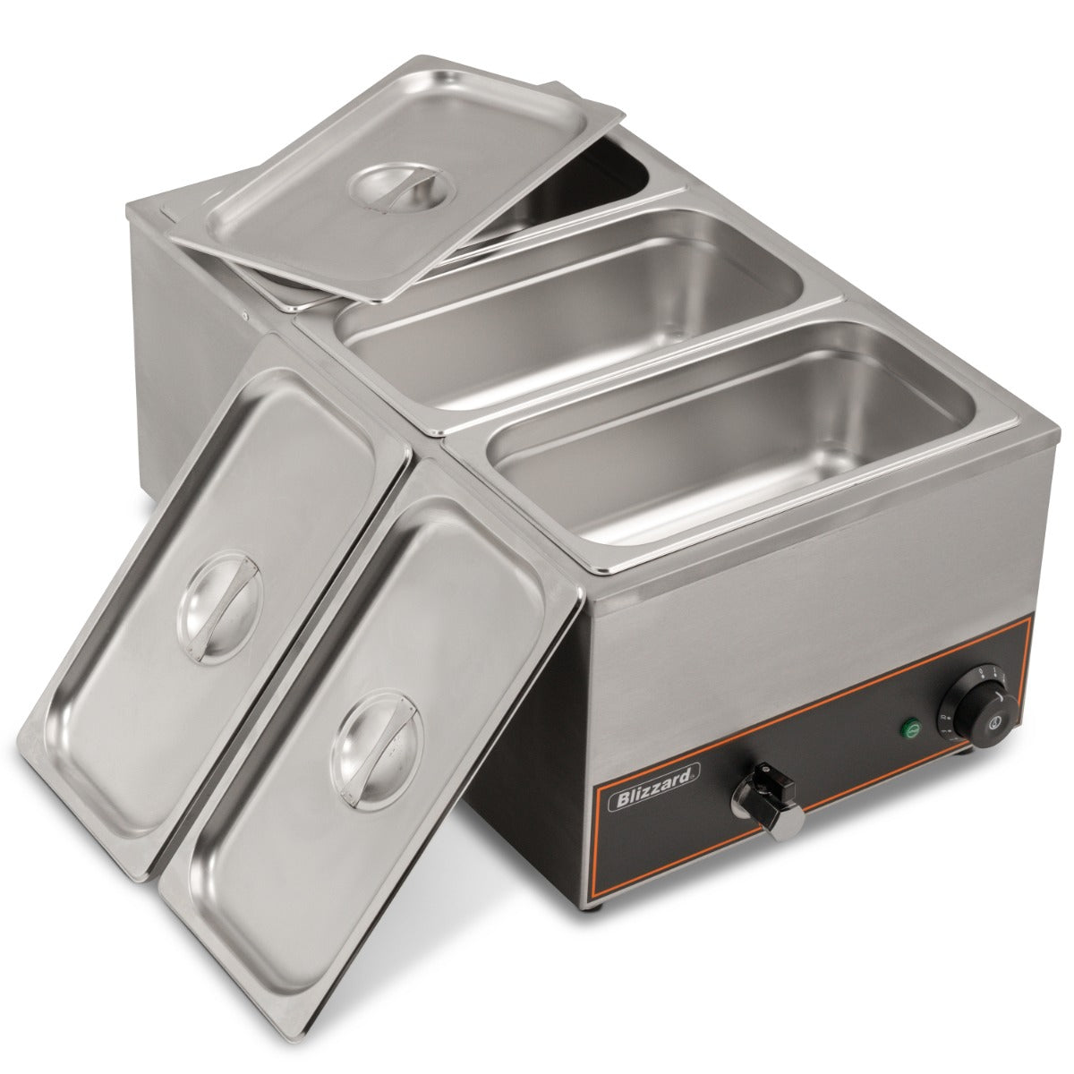 Graded 00913 Bbm1 Bain Marie With Containers 3x Gn1/3