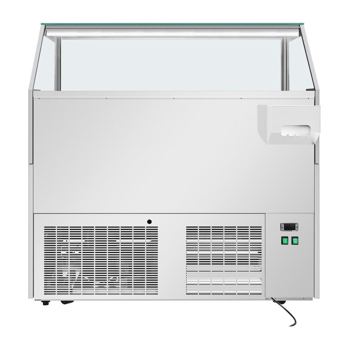 Polar U-Series 6 Pan Ice Cream Serve Over Cabinet Freezer