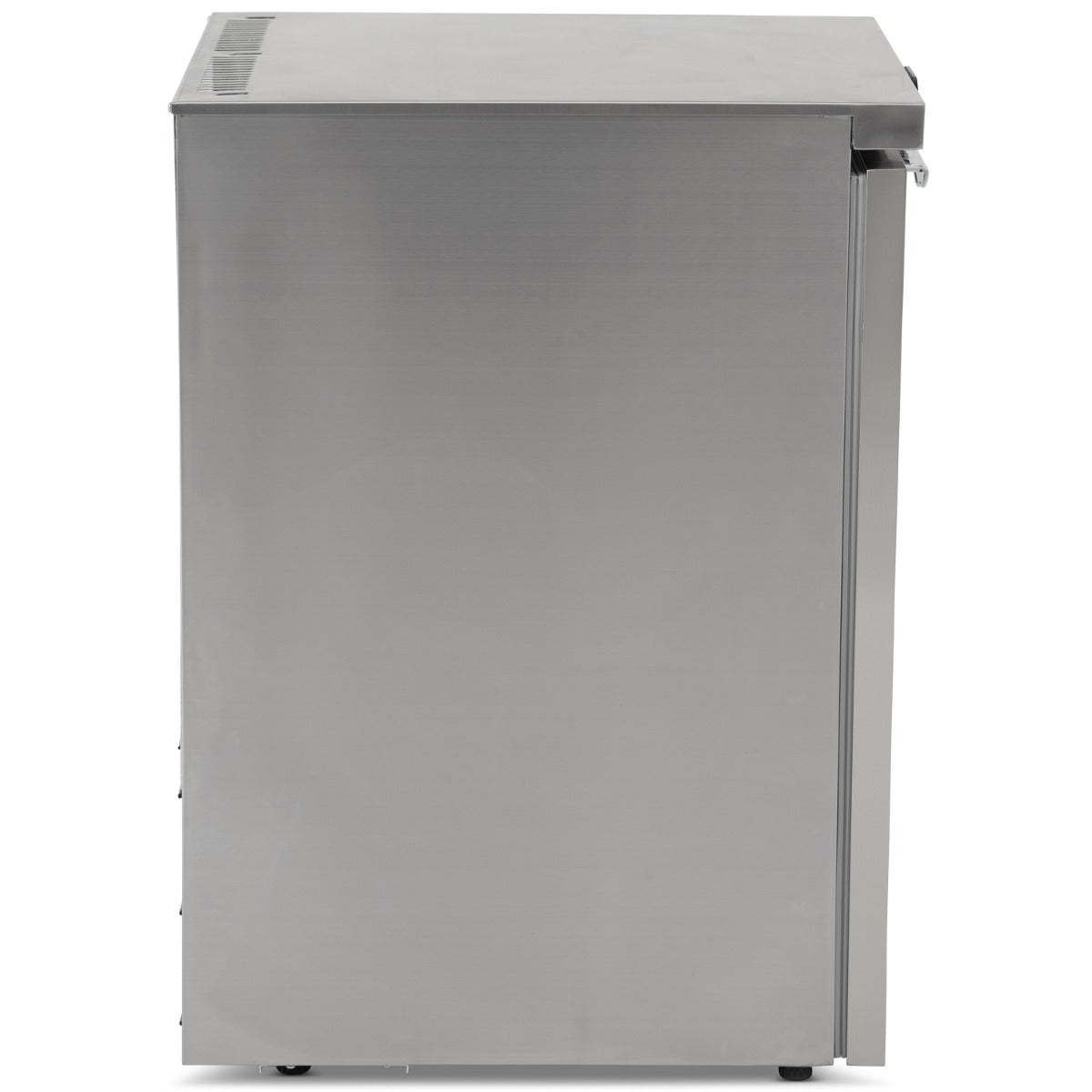 Graded 02059 Single Hinged Glass Door Under Counter Refrigerator