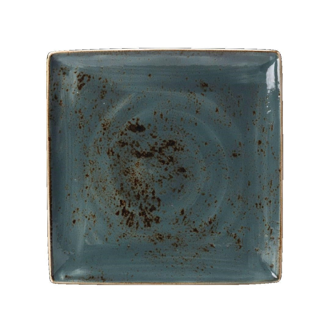 Steelite Craft Blue Square Platters 270mm (6 Pack)