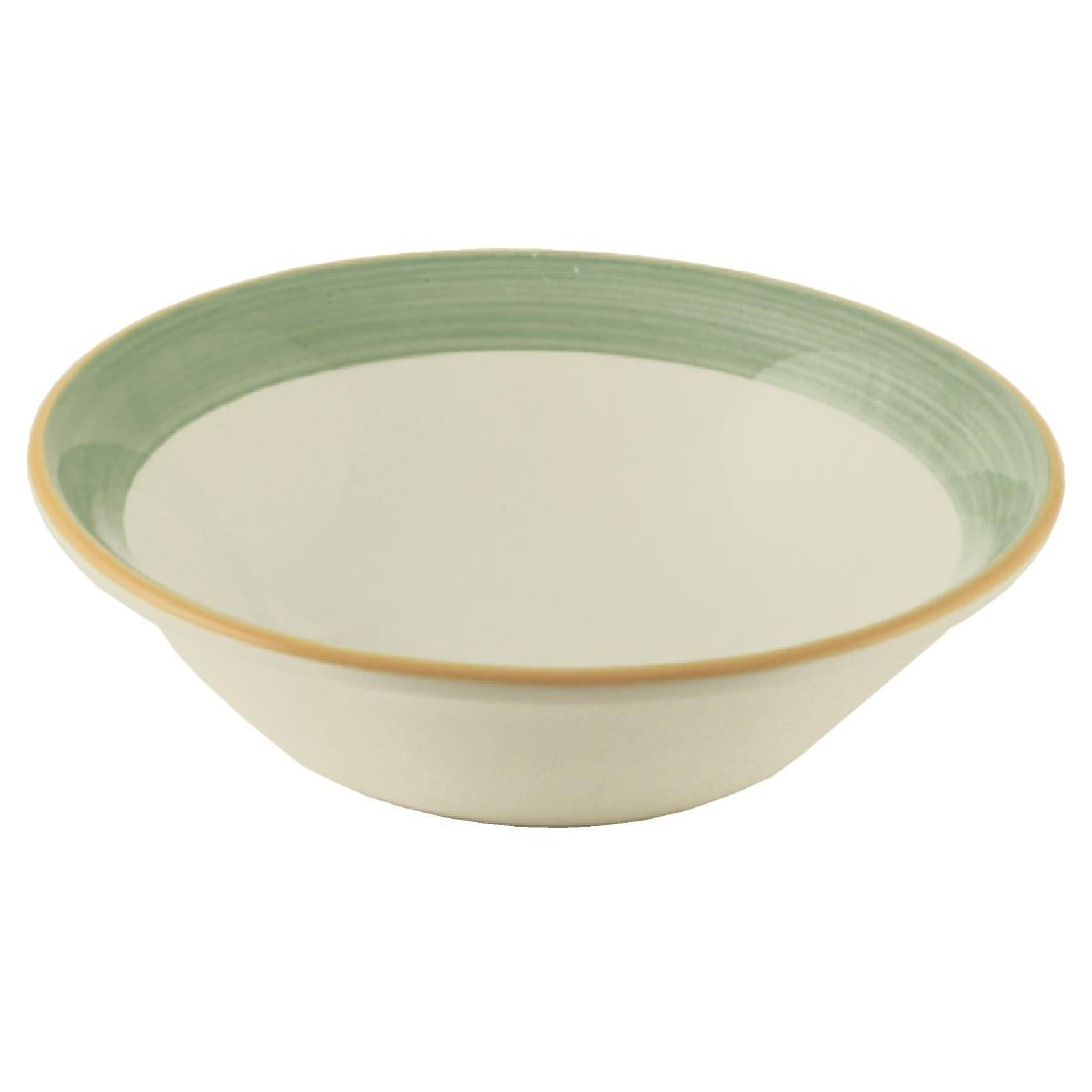 Steelite Rio Green Soup Plates 215mm (24 Pack)