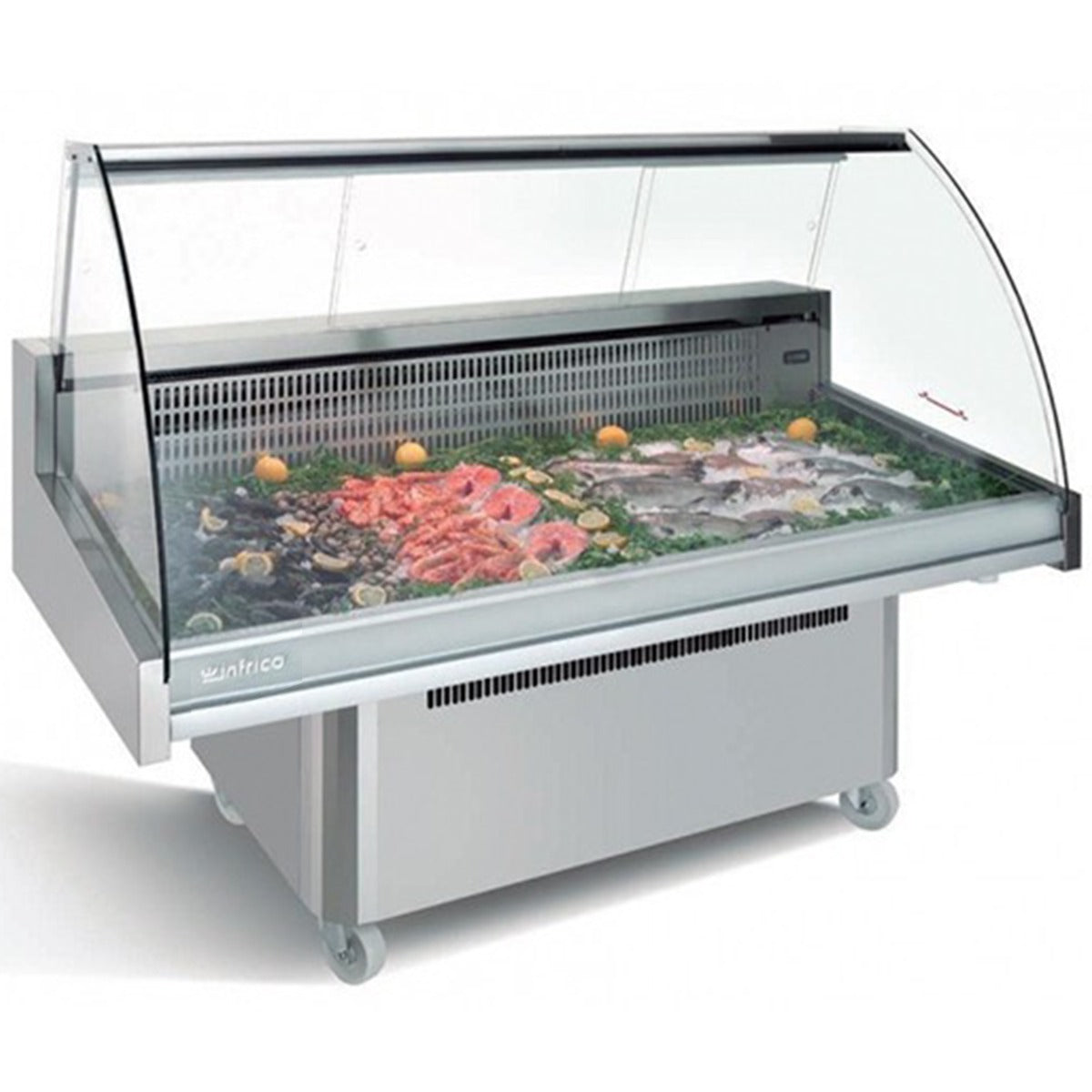 1642mm Wide Refrigerated Fish Display