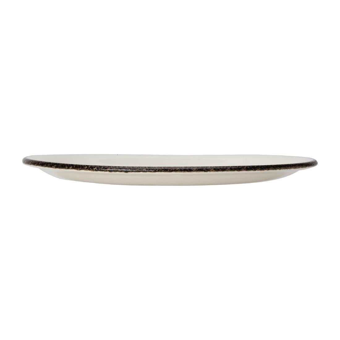 Steelite Charcoal Dapple Coupe Plates 252mm (24 Pack)